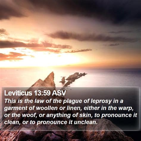 Leviticus, CHAPTER 13 